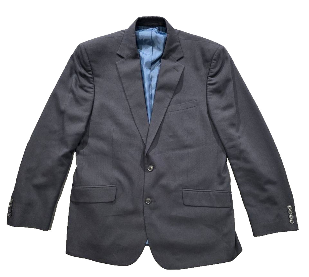 Marks & Spencer Blazer Mens wool blend navy Jacket performance Medium A008763